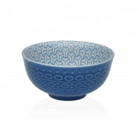 Ciotola per Aperitivi Versa Azzurro Ceramica Porcellana 12,3 x 5,8 x 12,3 cm