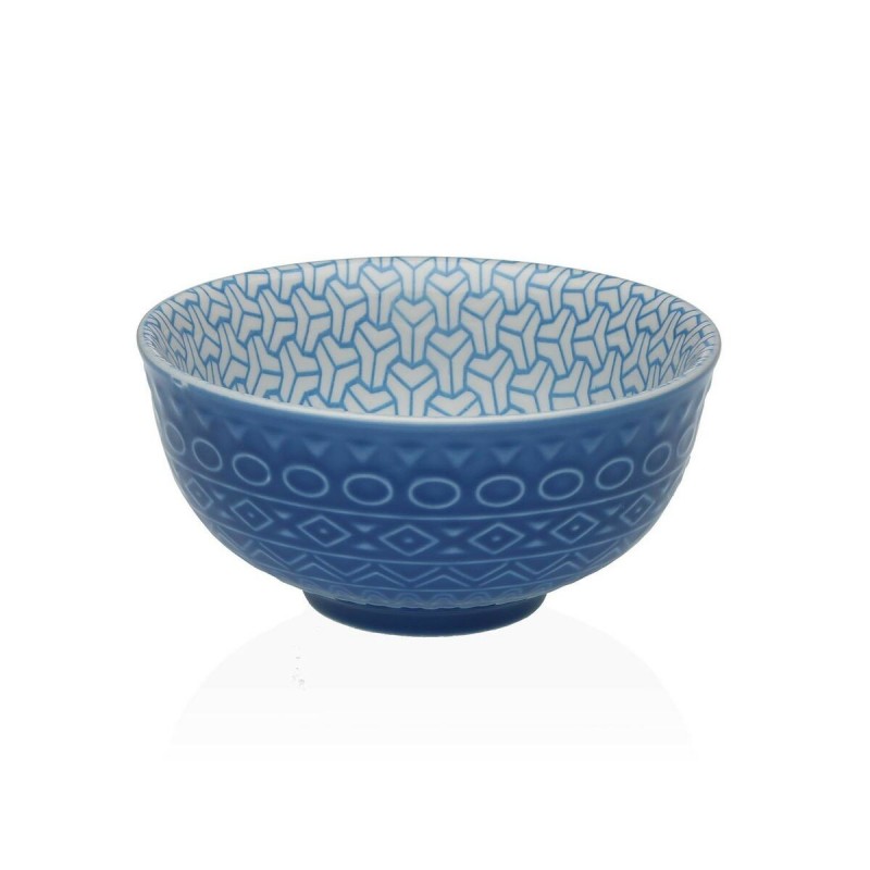 Ciotola per Aperitivi Versa Azzurro Ceramica Porcellana 12,3 x 5,8 x 12,3 cm