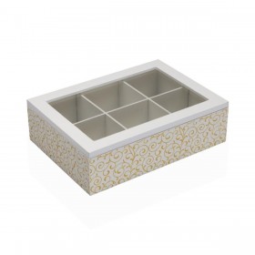 Scatola per Infusioni Versa Serpentine Legno 17 x 7 x 24 cm