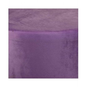 Sgabello Alexandra House Living Porpora Velluto Bambù Pino Spugna Legno MDF 32 x 44 x 32 cm
