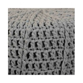 Sgabello Alexandra House Living Grigio Bambù Pino Spugna Legno MDF 32 x 44 x 32 cm