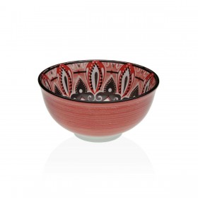 Ciotola per Aperitivi Versa Rosso Ceramica Porcellana 11,5 x 6 x 11,5 xm