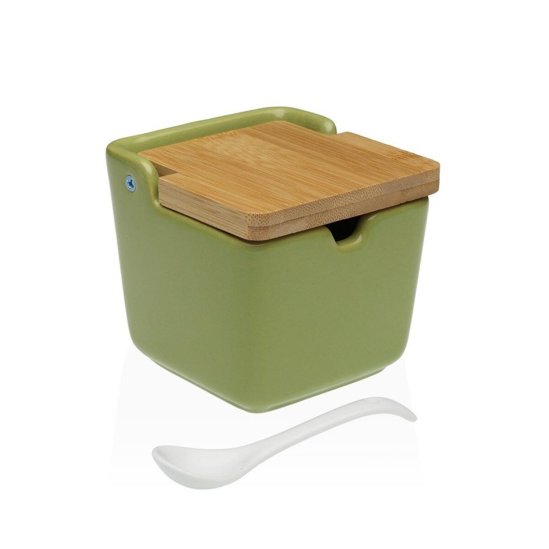 Portazucchero Versa Verde Ceramica 8,8 x 8,5 x 8,8 cm