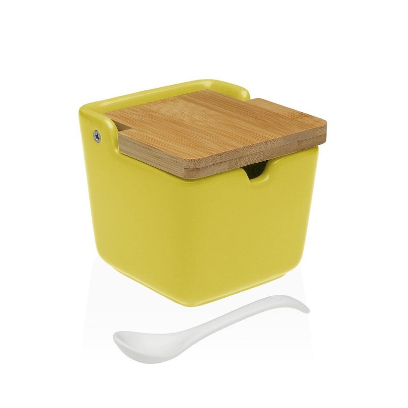 Portazucchero Versa Giallo Ceramica 8,8 x 8,5 x 8,8 cm