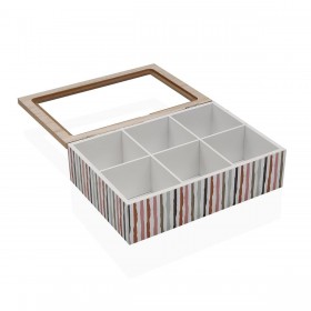Scatola per Infusioni Versa Ligne Legno 17 x 7 x 24 cm