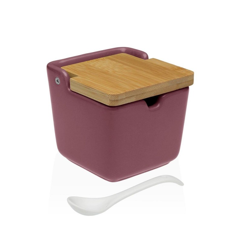 Portazucchero Versa Burgundy Ceramica 8,8 x 8,5 x 8,8 cm