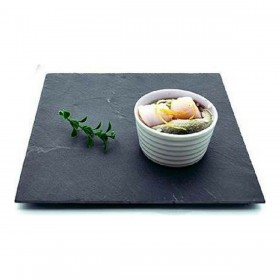 Vassoio per aperitivi Kinvara 551563 Nero 30 x 0,5 x 30 cm