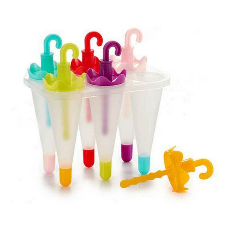 Stampo per Gelati Leknes CN71546-1 Azzurro Rosso Verde Viola Arancio Rosa polipropilene
