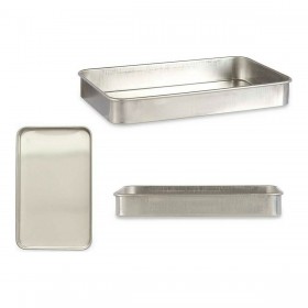Pentola per arrosto Kinvara 100155 Argentato Alluminio 32 x 7 x 51,5 cm