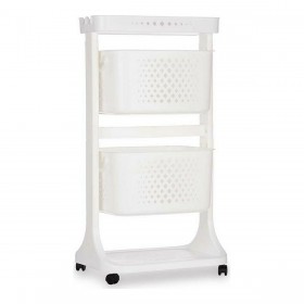 Carrello per Verdure Kinvara TP-747-1 Bianco polipropilene Plastica 33 x 83,5 x 42 cm