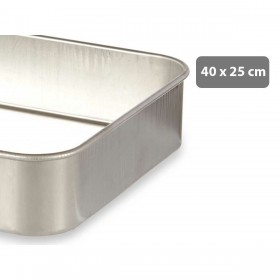 Pentola per arrosto Kinvara 100153 Argentato Alluminio 26 x 6,5 x 41 cm