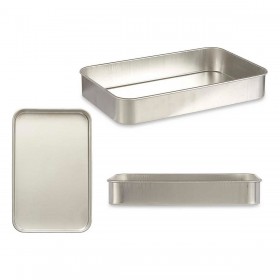 Pentola per arrosto Kinvara 100153 Argentato Alluminio 26 x 6,5 x 41 cm