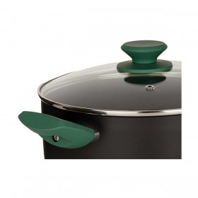 Casseruola Kinvara 8358 Nero Verde Ø 24 cm 4,5 L