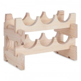 Portabottiglie Kipit GL6G Naturale 36,5 x 21 x 25 cm 6 bottiglie