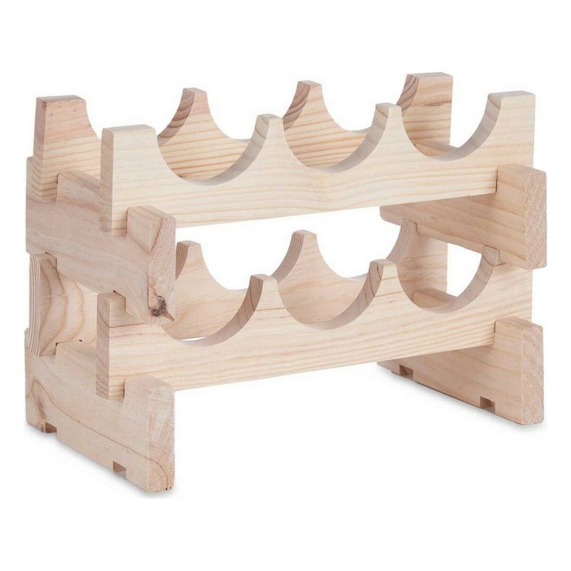 Portabottiglie Kipit GL6G Naturale 36,5 x 21 x 25 cm 6 bottiglie