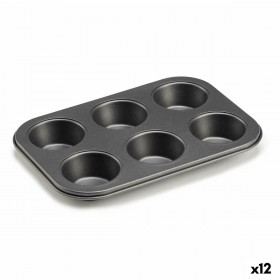 Stampo da Forno Kinvara CK73973 Grigio scuro 18,7 x 3,5 x 26,5 cm (6 Pezzi) (12 Unità)