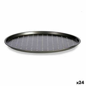 Vassoio da Forno Kinvara CK80909-1 Grigio Acciaio al carbonio 33 x 1 x 33 cm Pizza (24 Unità)