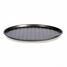 Vassoio da Forno Kinvara CK80909-1 Grigio Acciaio al carbonio 33 x 1 x 33 cm Pizza (24 Unità)