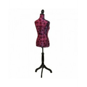 Manichino Alexandra House Living Rosso Poliestere Legno Polietilene Pino Legno MDF 37 x 168 x 24 cm