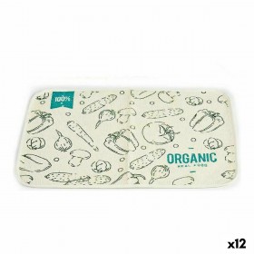 Tovaglietta Singola Kinvara 9999 Bianco Verde 33 x 0,3 x 48 cm (12 Unità)