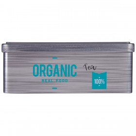 Scatola per Infusioni Kinvara Organic Tea Grigio Latta 11 x 7,1 x 18 cm (24 Unità)
