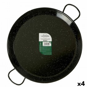 Padella Nero Acciaio Smaltato Ø 46 cm (4 Unità)