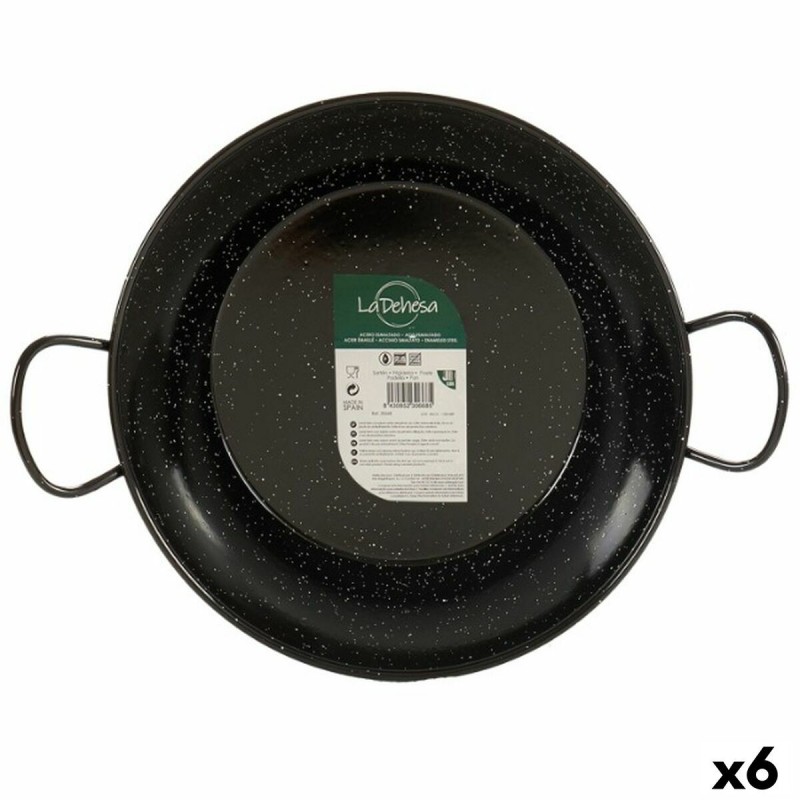 Paellera Ø 32 cm Acciaio Smaltato (6 Unità)