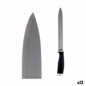 Coltello da Cucina Kinvara KT11-5603-03 Nero Argentato Acciaio inossidabile Plastica 3,5 x 33 x 2 cm (12 Unità)