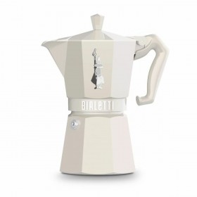 Caffettiera Italiana Bialetti MOKA EXCLUSIVE CREAM 6T Crema Alluminio 6 Tazze (6 Unità)
