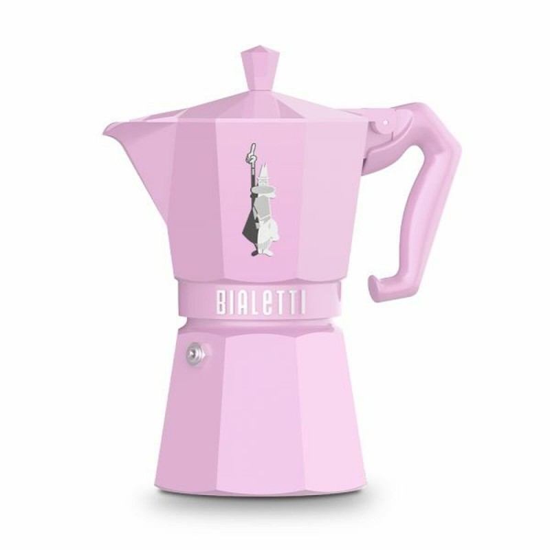 Caffettiera Italiana Bialetti MOKA EXCLUSIVE 6T Rosa Alluminio 6 Tazze (6 Unità)