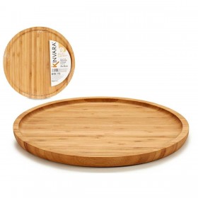 Vassoio per aperitivi Kinvara JWKW-3711-1 Marrone 25 x 1,5 x 25 cm 24,7 x 1,5 x 24,7 cm (12 Unità)