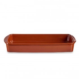 Pirofila da Forno Argilla cotta 4 Unità 40 x 5 x 26,5 cm