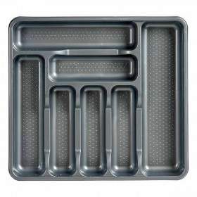 Vassoio Portaposate Kinvara 041188 Grigio Plastica 39 x 5 x 42,5 cm (15 Unità)