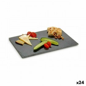 Vassoio per aperitivi Kinvara 551562 Nero 30 x 0,5 x 20 cm (24 Unità)