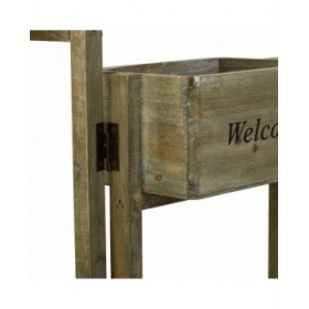 Supporto per Vaso Alexandra House Living Marrone Legno di paulownia 15 x 90 x 124 cm