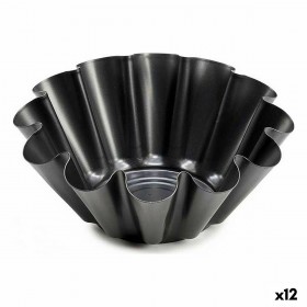 Stampo per Budino Kinvara 83009 Grigio scuro Acciaio 1,5 L 23 x 8,2 x 23 cm (12 Unità)