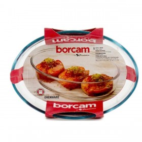 Teglia da Cucina Pasabahce Borcam Ovalada 1,5 L 18 x 6 x 26 cm (10 Unità)