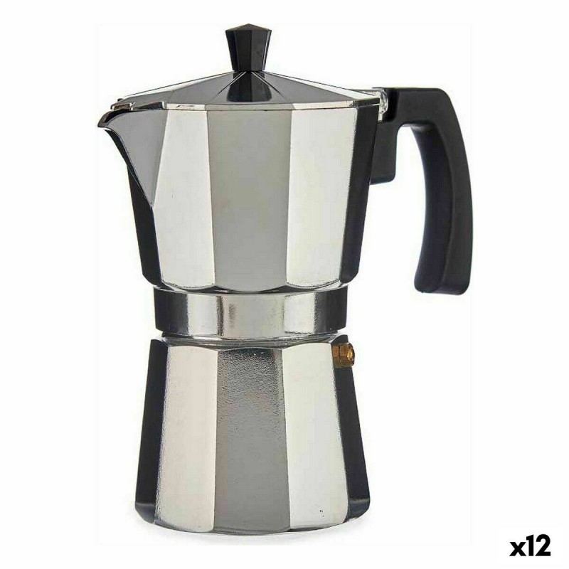 Caffettiera Italiana Kinvara A11RA-600 Argentato Alluminio 300 ml (12 Unità)