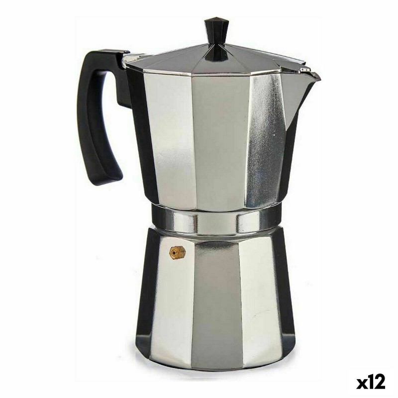 Caffettiera Italiana Kinvara A111RA-1200 Argentato Alluminio 650 ml (12 Unità)