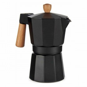 Caffettiera Italiana Kinvara A611BQ-6 T Marrone Nero Legno Alluminio 300 ml (12 Unità)