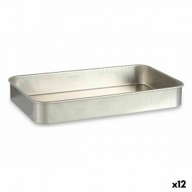 Teglia Kinvara 100154 Argentato Alluminio 28,5 x 6,5 x 46 cm (12 Unità)