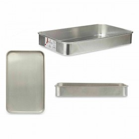 Teglia Kinvara 100154 Argentato Alluminio 28,5 x 6,5 x 46 cm (12 Unità)