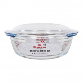 Casseruola con coperchio Quttin Vetro (2,2 + 0,8 L)