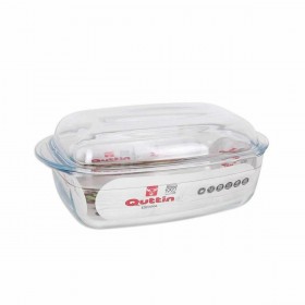 Casseruola con coperchio Quttin Vetro (3L + 1,5L)