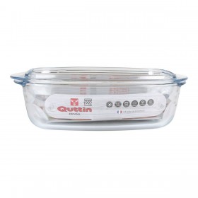 Casseruola con coperchio Quttin Vetro (3L + 1,5L)