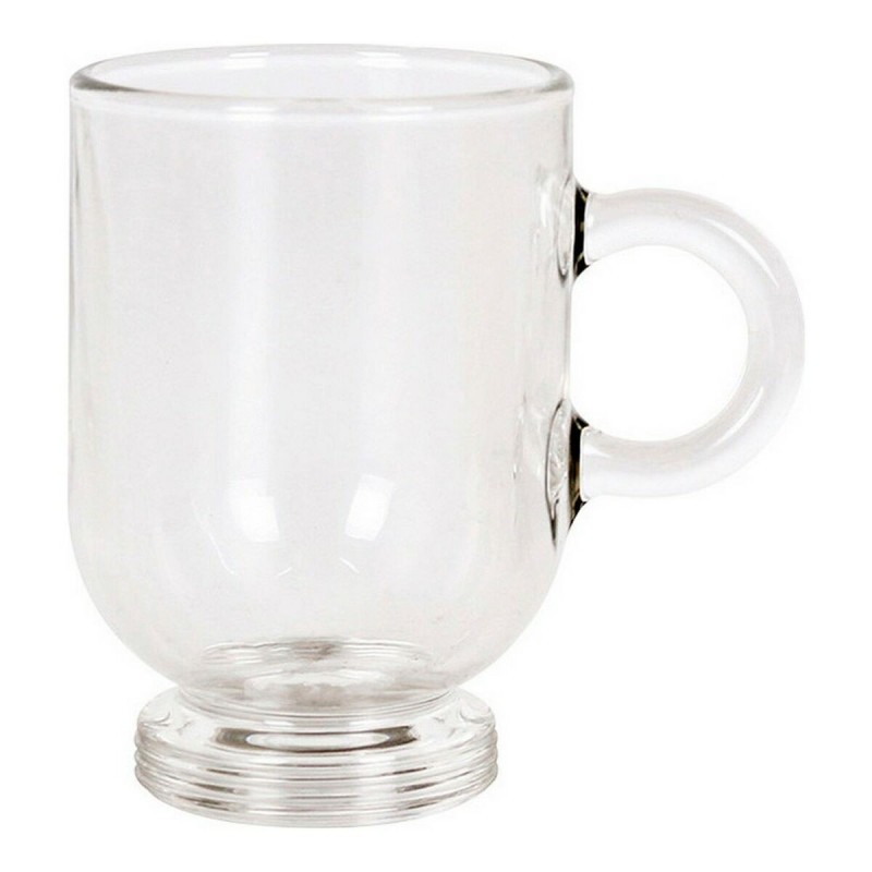 Set di Tazze da Caffè Royal Leerdam Sentido Expresso Trasparente Acciaio inossidabile Cristallo 80 ml 6 Pezzi (6 Unità)