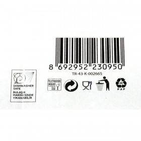 Set di Bicchieri LAV Terra Cristallo Trasparente 360 cc (6 pcs)