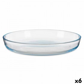 Vassoio da Forno Vivalto 45214 Trasparente Vetro Borosilicato 31,5 x 5 x 31,5 cm (6 Unità)