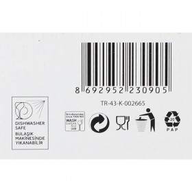 Set di Bicchieri LAV Terra Cristallo Trasparente 590 ml