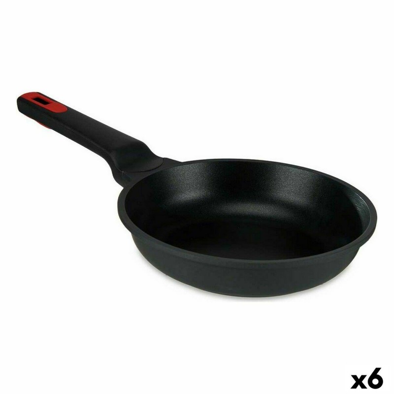 Padella Kinvara 77776 Nero Alluminio Bachelite Ø 22 cm (6 Unità)
